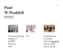Tablet Screenshot of paulwwaddell.com